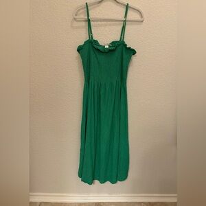 H&M smoked midi dress